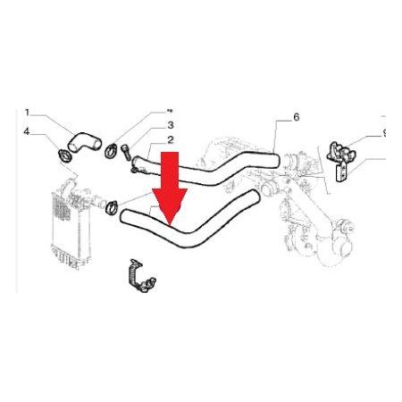 Imagem de Mangueira Entrada do Intercooler Lado Esquerdo - INTERMUNDI DC1366