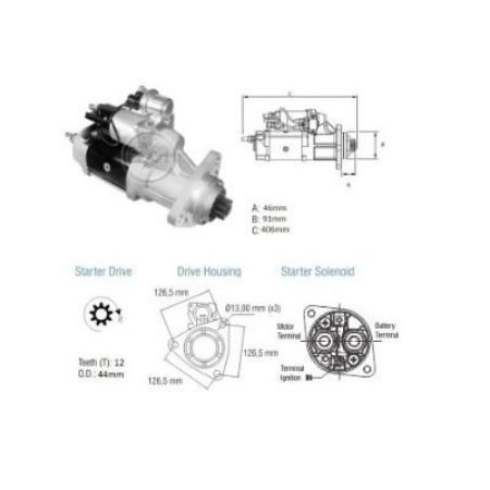 Imagem de Motor de Partida - ZM ZM8038001