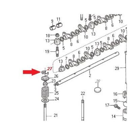 Imagem de Chaveta Trava Válvula - MWM/MASTER PARTS ETC4069A