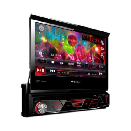 Imagem de DVD Automotivo Pioneer Tela 7 Polegadas Retrátil Touch Screen Entradas USB e Auxiliar - PIONEER AVH3880DVD