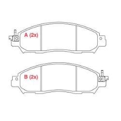 Imagem de Pastilha de Freio Dianteira NISSAN FRONTIER - WILLTEC PW973