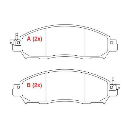 Imagem de Pastilha de Freio Dianteira NISSAN FRONTIER - WILLTEC PW973