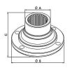 Imagem de Flange do Cardan Central - REI AUTO PARTS S624