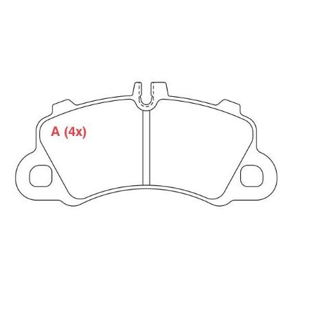 Imagem de Pastilha de Freio Dianteira - WILLTEC PW1016