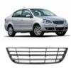 Imagem de Grade do Para-choque VOLKSWAGEN POLO Lado Esquerdo Preta com Furo - AUTOMOTIVE IMPORTS BR999359