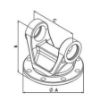 Imagem de Flange com Orelha 8 Furos - REI AUTO PARTS S372