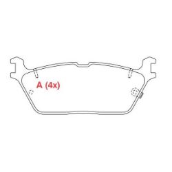 Imagem de Pastilha de Freio Traseira - WILLTEC PW1037