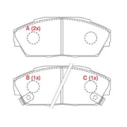 Imagem de Pastilha de Freio Dianteira FORD FIESTA/KA - TECPADS 5819