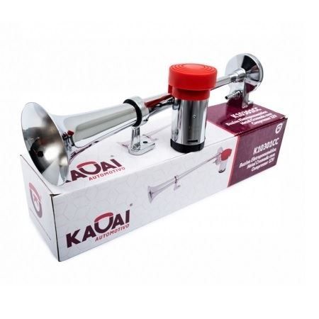 Imagem de CORNETA METAL CROMADA 01 CORNETA 12V (450mm) - KAUAI AUTOMOTIVO K10301CC