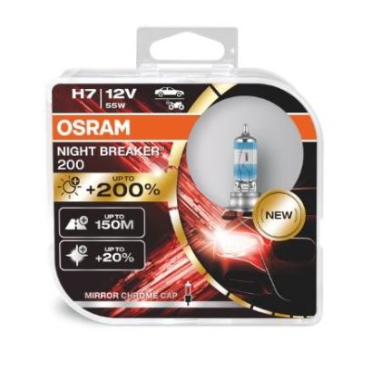 Lâmpada Osram Night Breaker H1 55W 12V - Performance e Segurança
