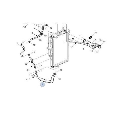 Imagem de Mangueira Inferior Radiador VOLVO VM - JAMAICA RB12051