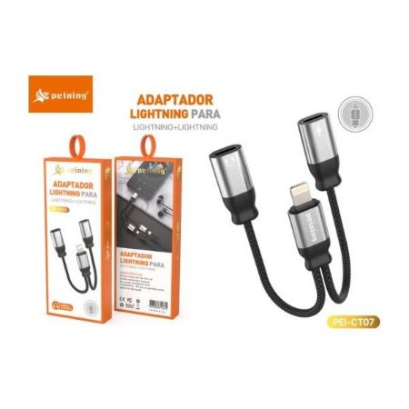 Imagem de Adaptador 1 Iphone/ 2 Iphone - PEINING PEICT07