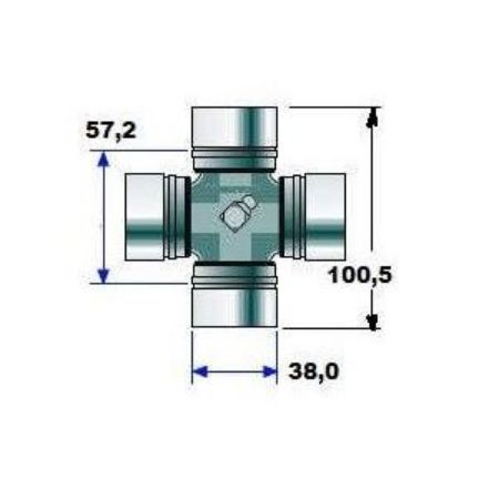 Imagem de Cruzeta do Cardan - MERITOR 801000