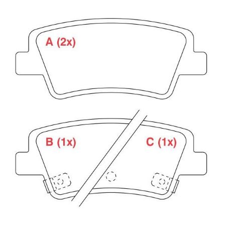 Imagem de Pastilha de Freio KIA MOTORS NIRO Traseiro - WILLTEC PW1086