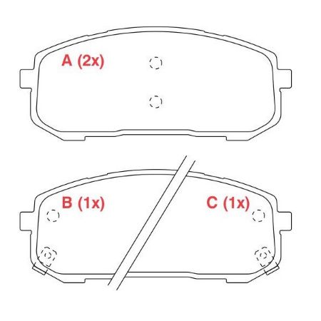 Imagem de Pastilha de Freio KIA MOTORS NIRO Dianteiro - WILLTEC PW1089