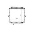 Imagem de Radiador Agua MERCEDES BENZ 1218/1318 - MAHLE/METAL LEVE CR2154000P