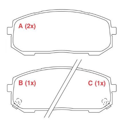 Imagem de Pastilha Dianteira KIA MOTORS SPORTAGE - WILLTEC PW1094