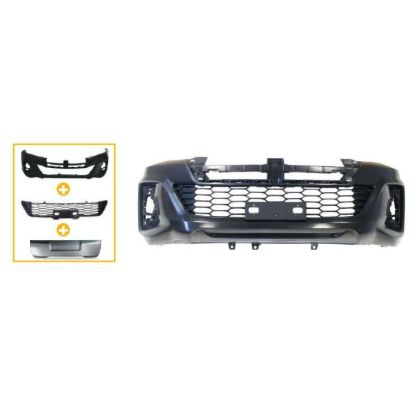Parachoque Dianteiro LOMA PLAST para TOYOTA HILUX 2019-2021