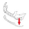 Imagem de Moldura Para-Choque Dianteiro HYUNDAI SANTA FE - HYUNDAI 865252BAA0