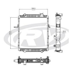 Imagem de Radiador Agua VOLKSWAGEN WORKER - VISCONDE 13003