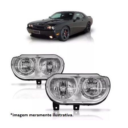 Imagem de Farol Principal DODGE CHALLENGER Lado Esquerdo - AUTOMOTIVE IMPORTS ZN1313256