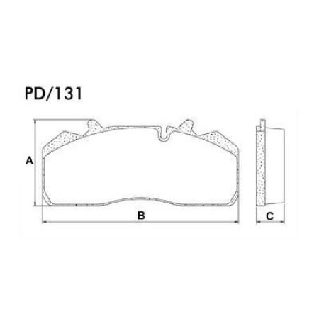 Imagem de Pastilha de Freio Dianteira VOLVO VM /VM 17 240 - LONAFLEX P131