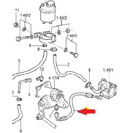 Imagem de Mangueira de Pressão da Direção Hidráulica FORD F12000 /F14000 - IBTF 35563