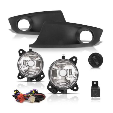 Imagem de Kit Farol Auxiliar VOLKSWAGEN FOX Botão Redondo - AUTOMOTIVE IMPORTS BR302