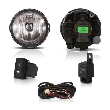 Imagem de Kit Farol de Milha NISSAN TIIDA com Moldura com Botão - AUTOMOTIVE IMPORTS ZN0452