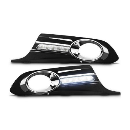 Imagem de Moldura da Lanterna Diurna DLR (Par) VOLKSWAGEN JETTA com Furo com Led - AUTOMOTIVE IMPORTS ZN5959035