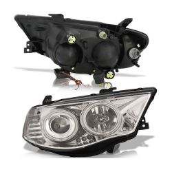 Imagem de Farol Principal (Par) MITSUBISHI L200/PAJERO Cromado com Led Sport - AUTOMOTIVE IMPORTS ZN1313171