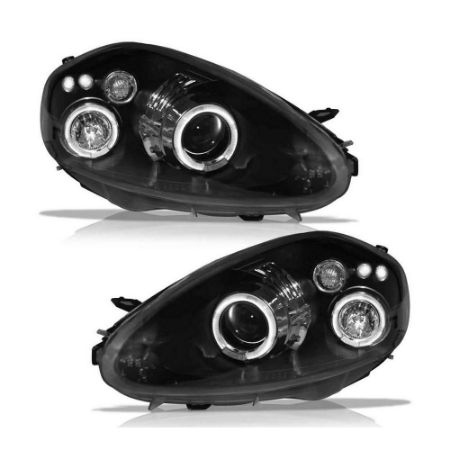 Imagem de Farol Principal (Par) FIAT PUNTO Máscara Negra com Led Sport - AUTOMOTIVE IMPORTS ZN5252012