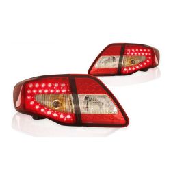 Imagem de Lanterna Traseira (Par) TOYOTA COROLLA Vermelho Branco com Led - AUTOMOTIVE IMPORTS ZN1313188