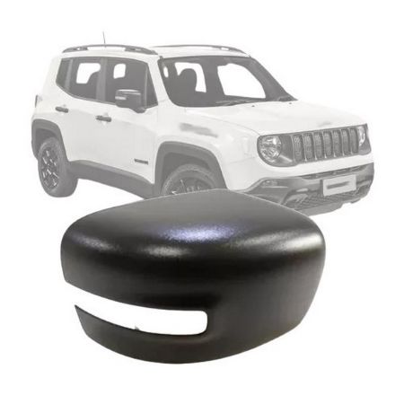 Imagem de Capa do Retrovisor Externo JEEP RENEGADE Lado Direito Preto com Furo Pisca - AUTOMOTIVE IMPORTS BR999416