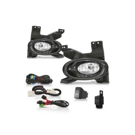 Imagem de Kit Farol de Milha HONDA CITY Aro Preto - CAMBUCI IMPORTS 053610