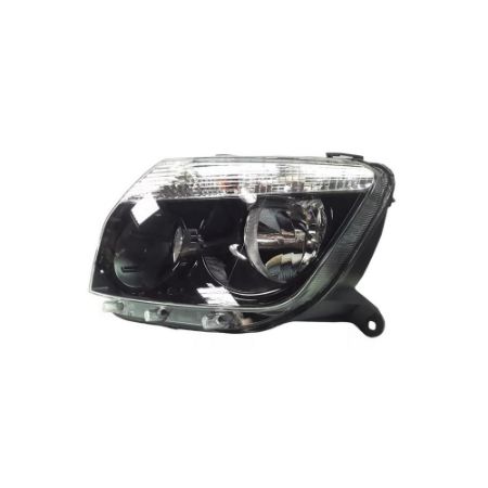 Imagem de Farol Principal RENAULT DUSTER Lado Esquerdo Máscara Negra - VIA EXPRESSA RN0615LE