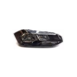 Imagem de Farol Principal VOLKSWAGEN POLO/VIRTUS Lado Direito Friso Preto - VIA EXPRESSA VW0913LD