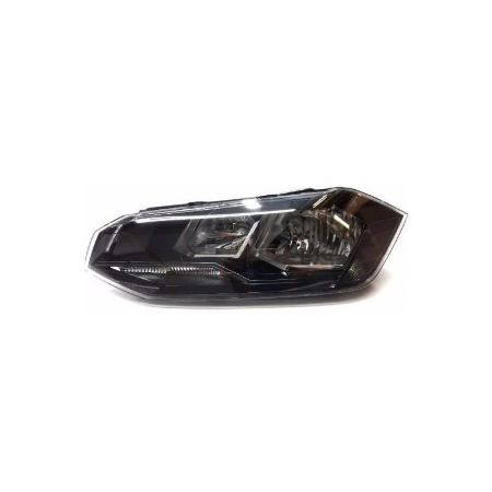 Imagem de Farol Principal VOLKSWAGEN POLO/VIRTUS Lado Esquerdo Friso Preto - VIA EXPRESSA VW0913LE