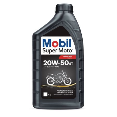 Imagem de Óleo de Motor 4T 20W50 SL Mineral 1 Litro - MOBIL 123073