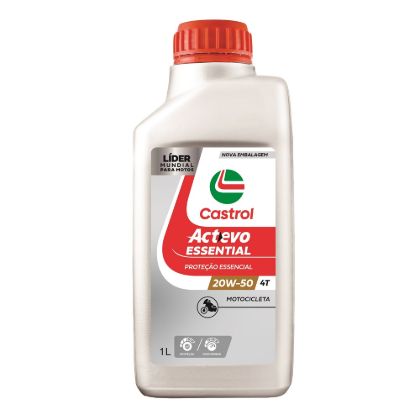 Óleo Motor 4T Castrol 20W50 API SL Actevo Mineral - Proteção e
