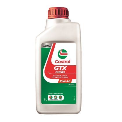 DIESEL ドライバーズ Óleo Motor 15W40 API CI-4 SL Diesel GtX 1 Litro - CASTROL 3441757