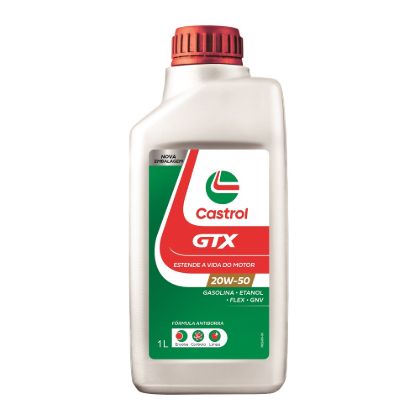 Óleo de Motor 20W50 API SL GTX Antiborra Mineral 1L - CASTROL