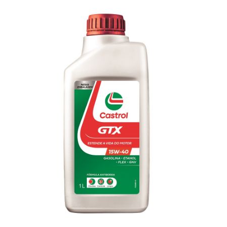 Imagem de Óleo de Motor 15W40 API SL Antiborra GtX Mineral 1 Litro - CASTROL 3380133