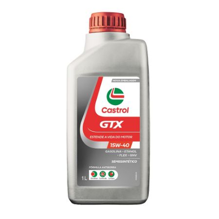 Imagem de Óleo de Motor 15W40 Sl Gtx Ultraclean Semi-Sintetico 1 Litro - CASTROL 3417898