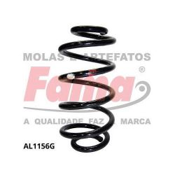 Imagem de Par de Mola de Suspensão Traseira CHEVROLET - GM SPIN - FAMA AL1156G