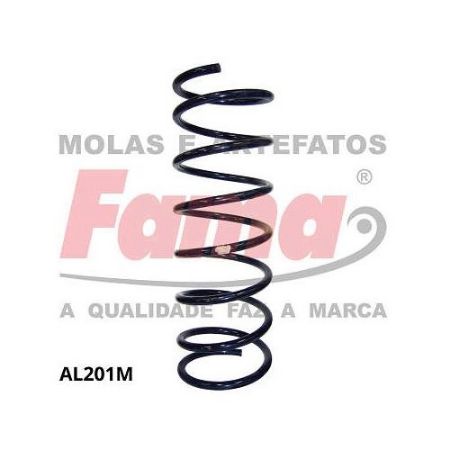 Imagem de Par de Mola de Suspensão Dianteira VOLKSWAGEN PASSAT com Ar-condicionado - FAMA AL201M