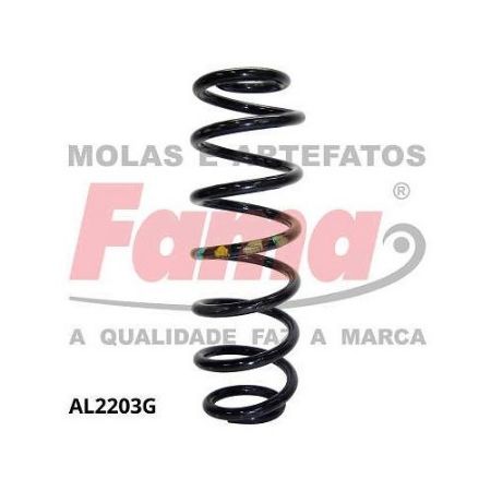 Imagem de Par de Mola de Suspensão Traseira VOLKSWAGEN JETTA - FAMA AL2203G