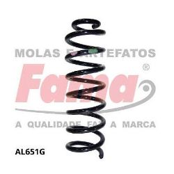 Imagem de Par de Mola de Suspensão Traseira MERCEDES BENZ CLASSE A - FAMA AL651G
