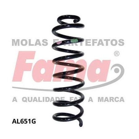 Imagem de Par de Mola de Suspensão Traseira MERCEDES BENZ CLASSE A - FAMA AL651G