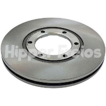 Imagem de Par Disco de Freio Dianteiro KIA MOTORS BONGO Ventilado 6 Furos - HIPPER FREIOS HF352B